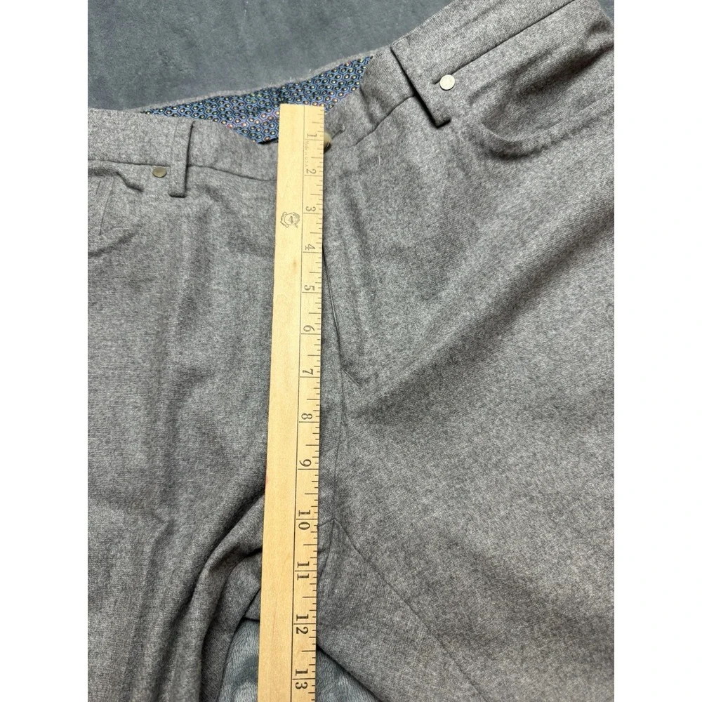 Incotex 5 Pocket Jean Cut Dress Pants Size 38x32 US Gray Cashmere Blend